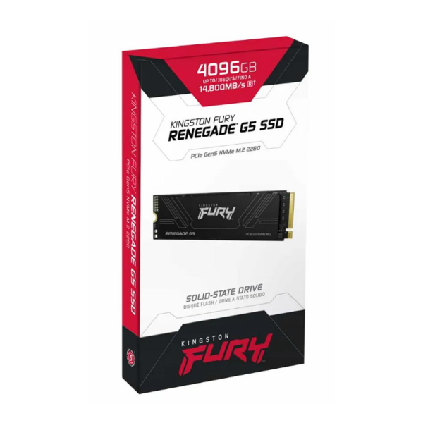 Kingston disco ssd 4096gb kingston fury renegade g5 pcie 5. 4096GB PCIe 5.0