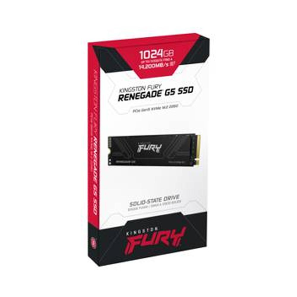 Imagen del Kingston disco ssd 1024gb kingston fury renegade g5 pcie 5 - sfyr2s1t0 1024GB PCIe 5.0