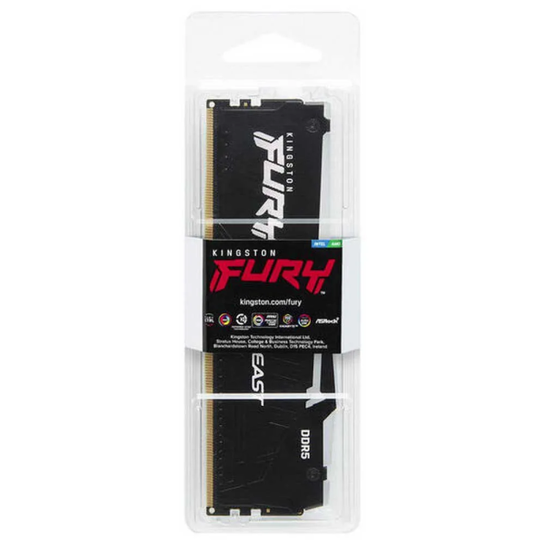 Imagen del Kingston memoria kingston fury 16gb ddr5 6400mhz - cl32 p/n kf564c32bbe-16 16GB DDR5 6400MHz