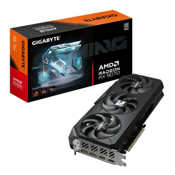 Imagen del Gigabyte Radeon RX 9070 16G Gaming OC [GV-R9070GAMINGOC16G]