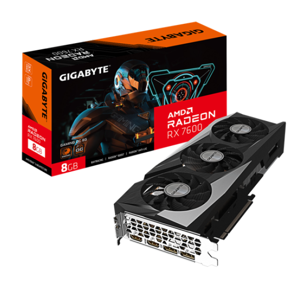 Imagen del Gigabyte Radeon RX 7600 8G Gaming OC [GV-76GAMING]