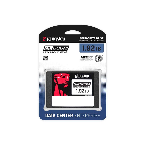 Imagen del Kingston disco ssd kingston estado solido 1.92tb 2.5" 560/530mb/s sata latencia e iops plp p/n sedc600m/1920g 1.92TB SATA III