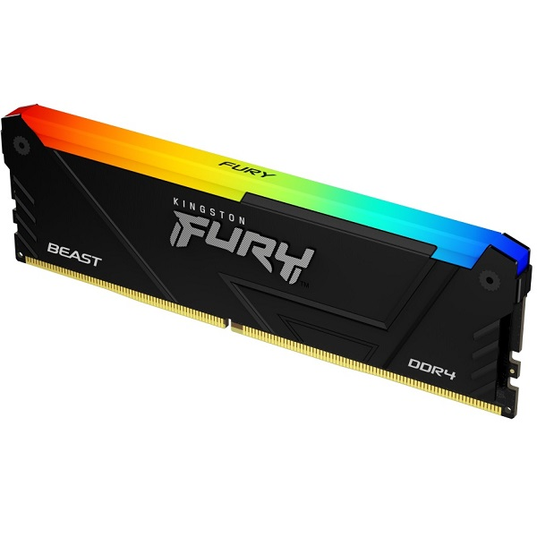 Imagen del Kingston memoria kingston fury beast 16gb 3600mt/s ddr4 dimm rgb p/n kf436c18bb2a/16 16GB DDR4 3600MHz