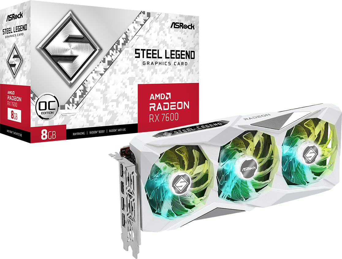Imagen del Asrock Radeon RX 7600 8G OC