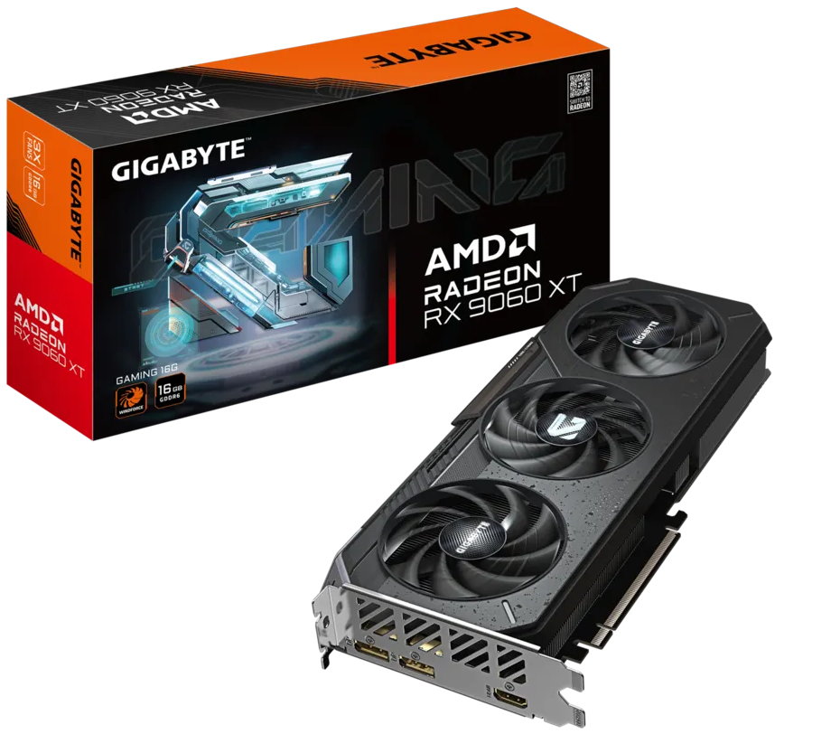 Imagen del Gigabyte Radeon RX 9060 XT 16G Gaming OC