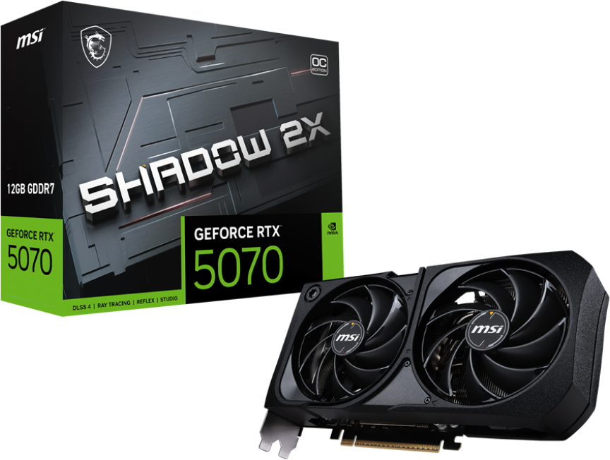 Imagen del MSI Geforce RTX 5070 12G OC