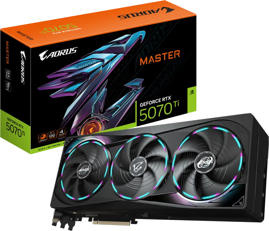 Imagen del Gigabyte Geforce RTX 5070 TI 16G Gaming OC
