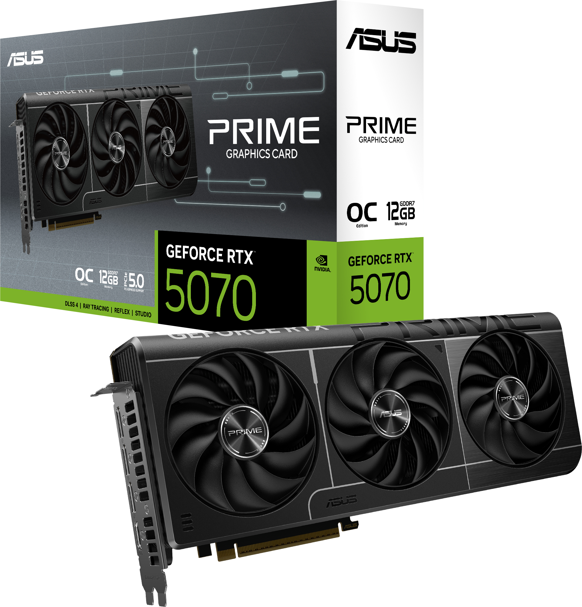 Imagen del Asus Geforce RTX 5070 12G Dual OC