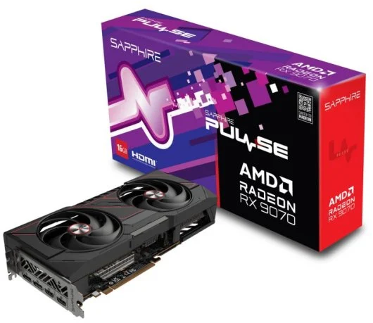 Imagen del Sapphire Radeon RX 9070 16G Pulse