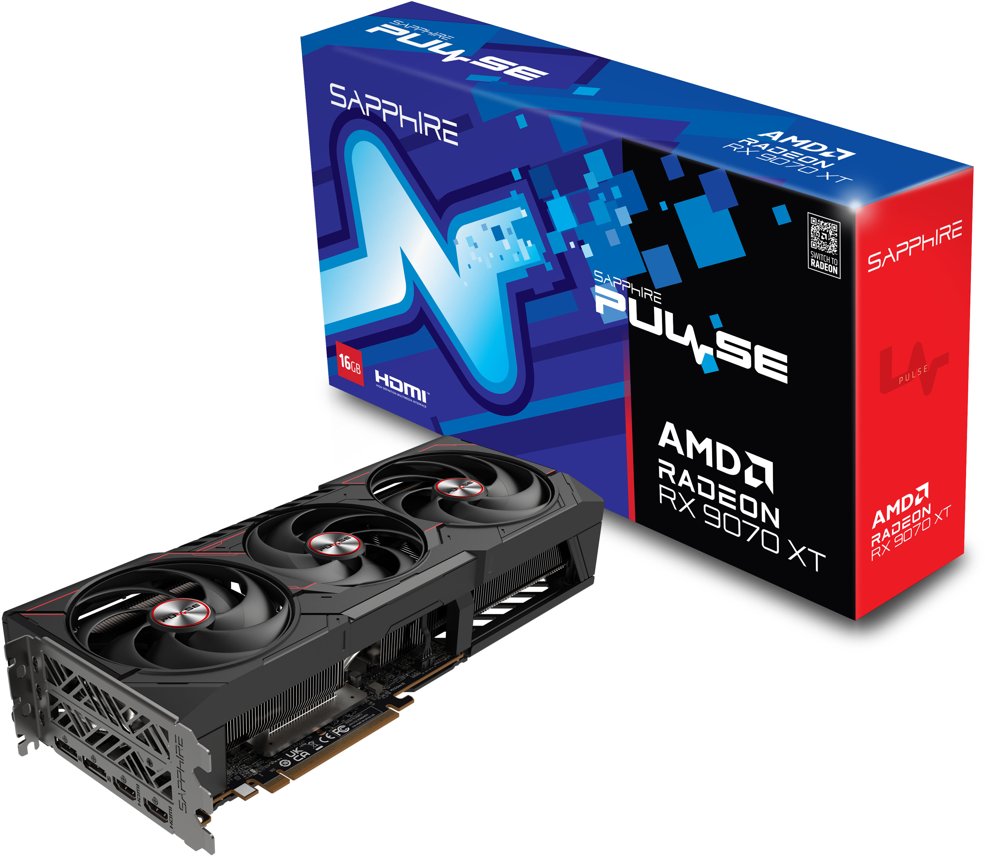Imagen del Sapphire Radeon RX 9070 XT 16G Pulse