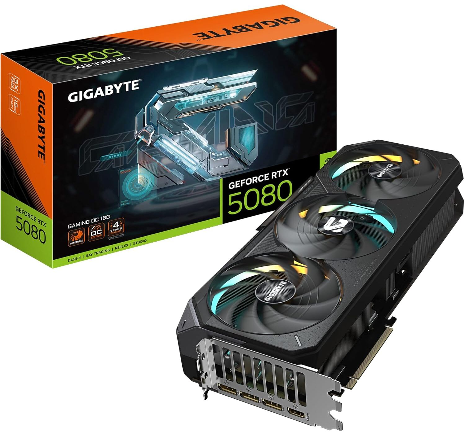 Imagen del Gigabyte Geforce RTX 5080 16G Gaming OC