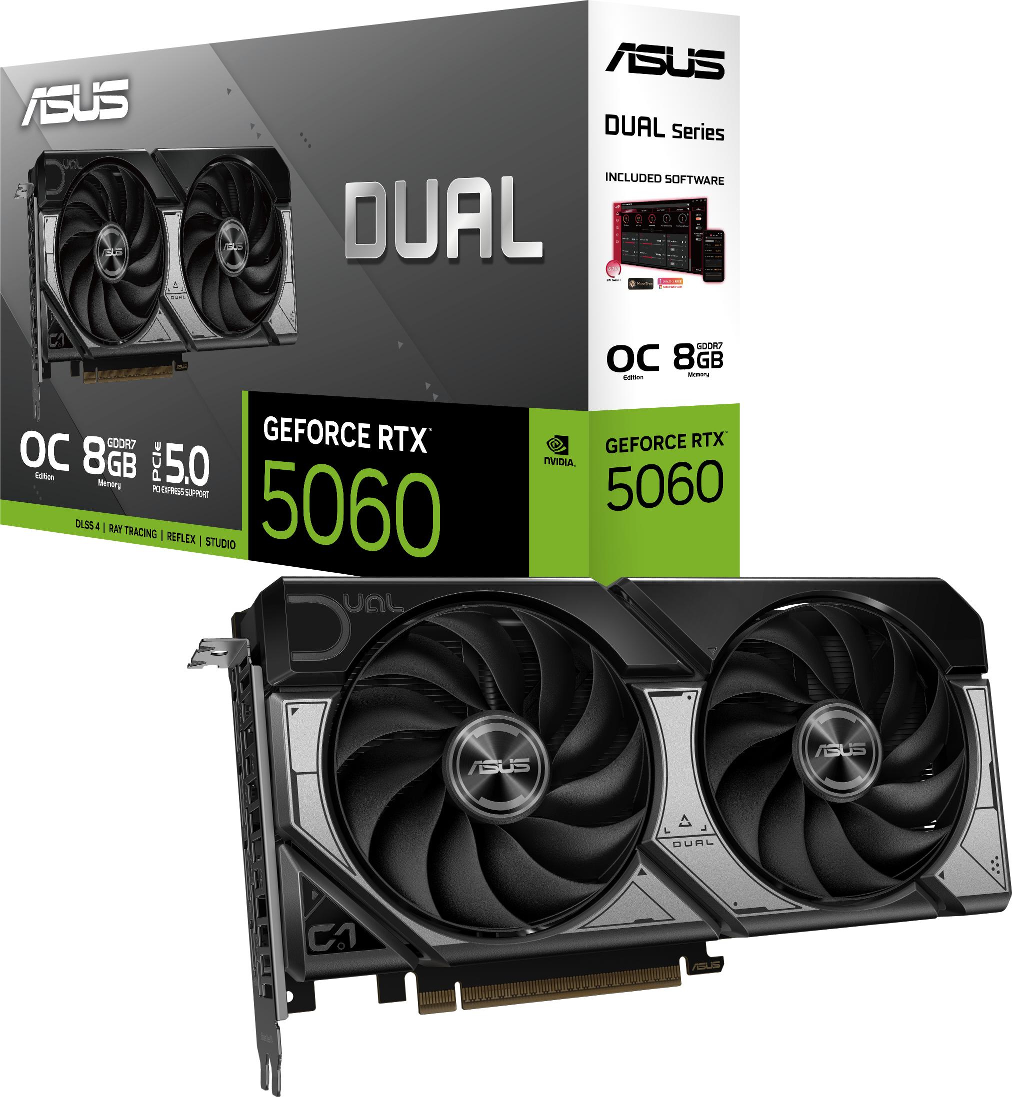 Imagen del Asus Geforce RTX 5060 8G Dual OC