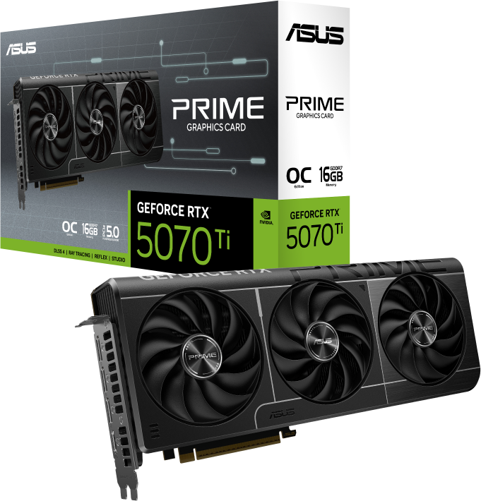 Imagen del Asus Geforce RTX 5070 TI 16G Prime OC