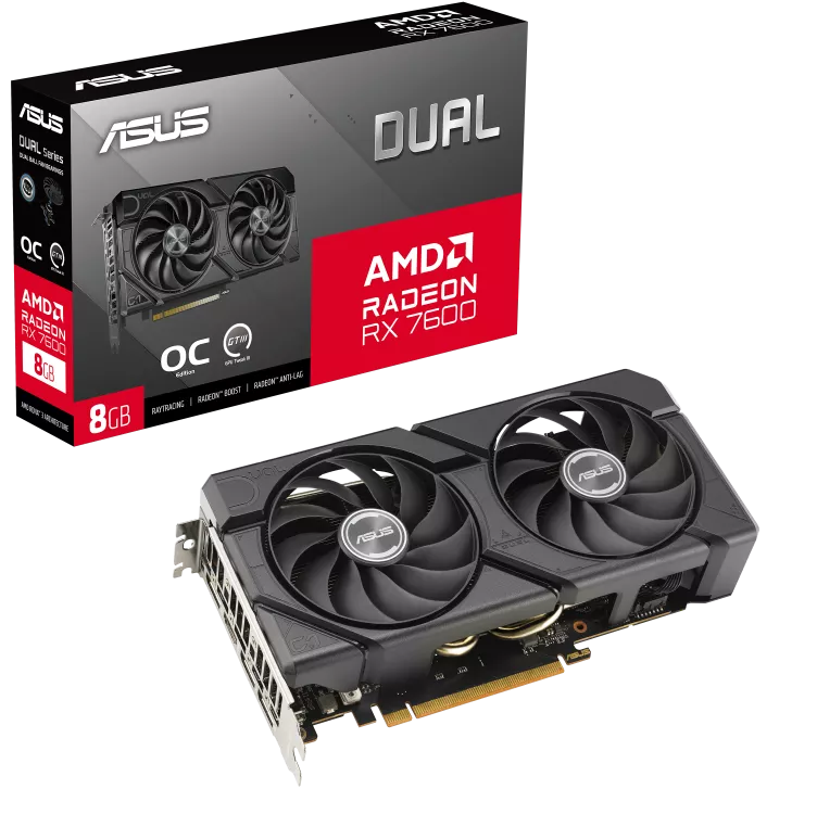 Imagen del Asus Radeon RX 7600 8G Dual OC