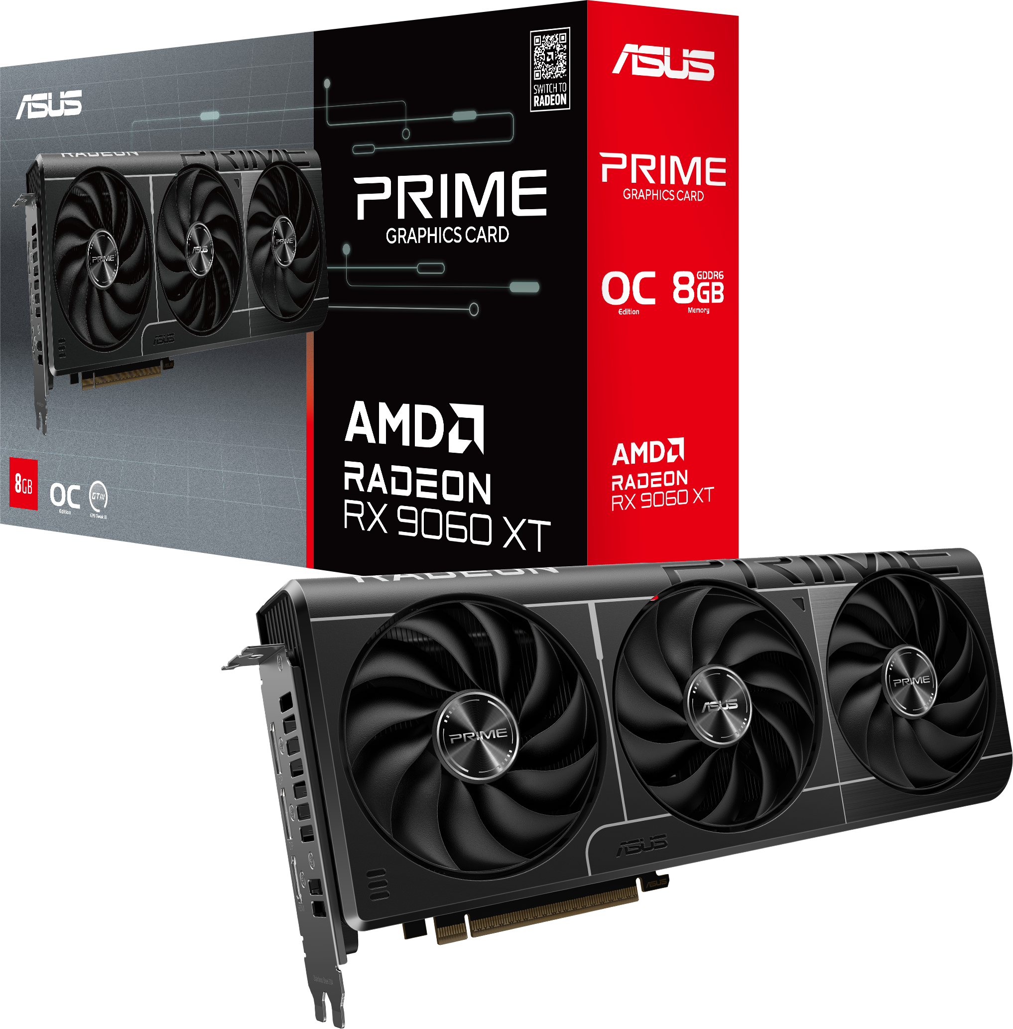 Imagen del Asus Radeon RX 9060 XT 8G Prime OC