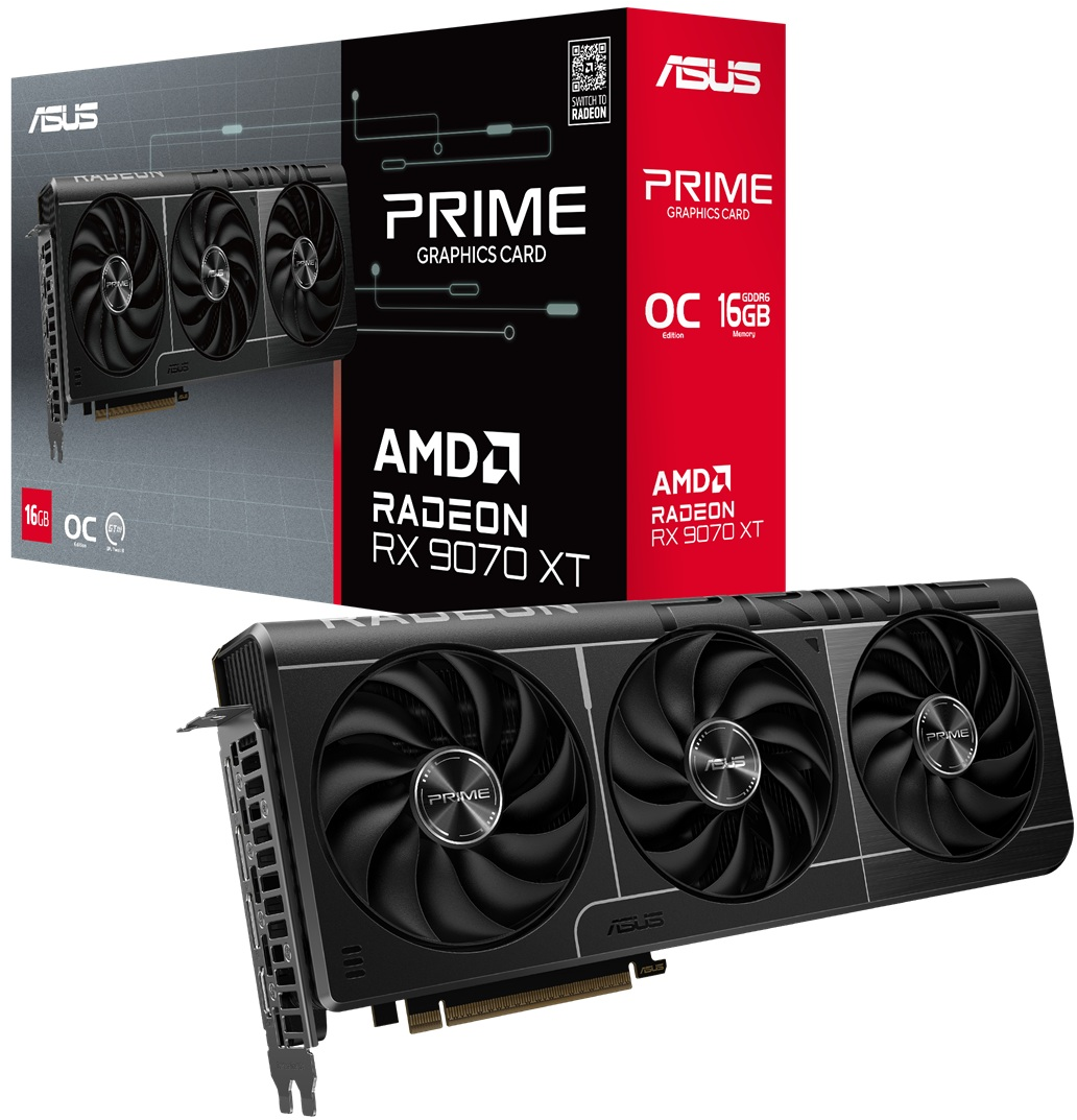 Imagen del Asus Radeon RX 9070 XT 16G Prime OC