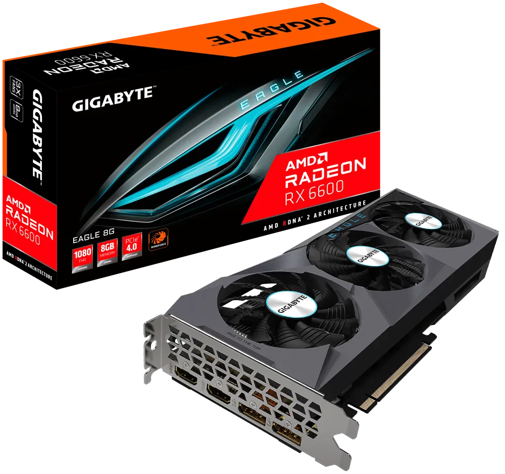 Imagen del Gigabyte Radeon RX 6600 XT 8G Gaming OC