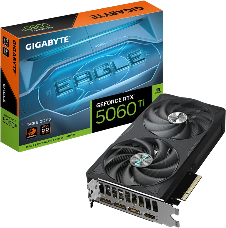 Imagen del Gigabyte Geforce RTX 5060 TI 8G Eagle OC
