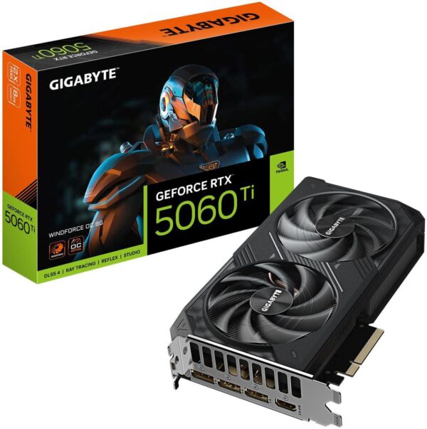 Imagen del Gigabyte Geforce RTX 5060 TI 8G WindForce OC