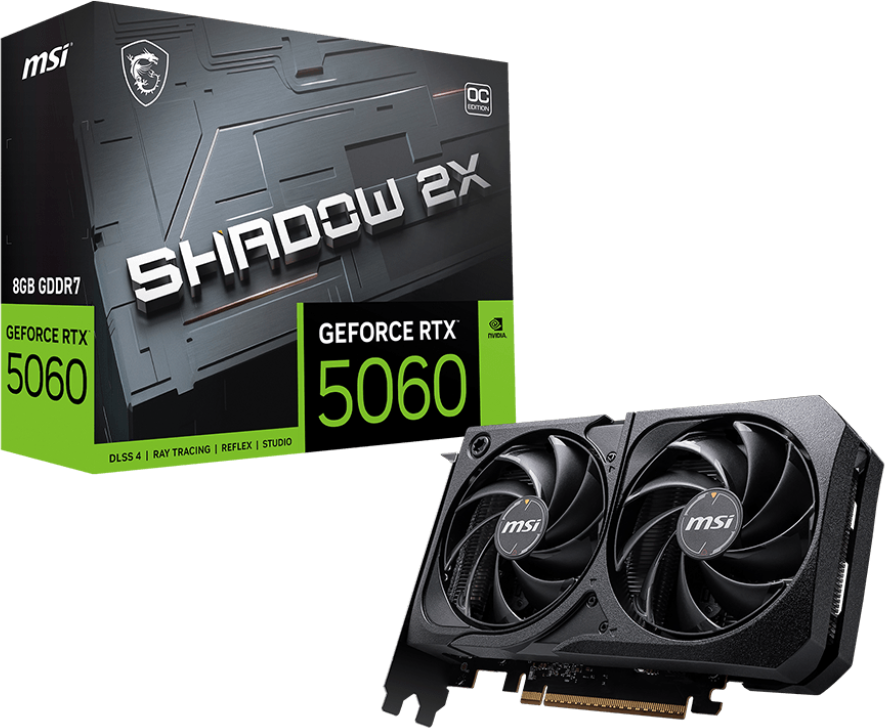 Imagen del MSI Geforce RTX 5060 8G OC