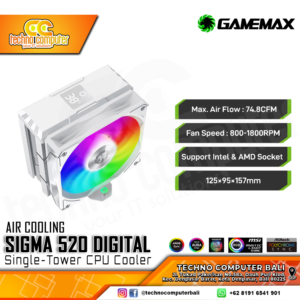 Imagen del GAMEMAX GameMax Sigma 520mm