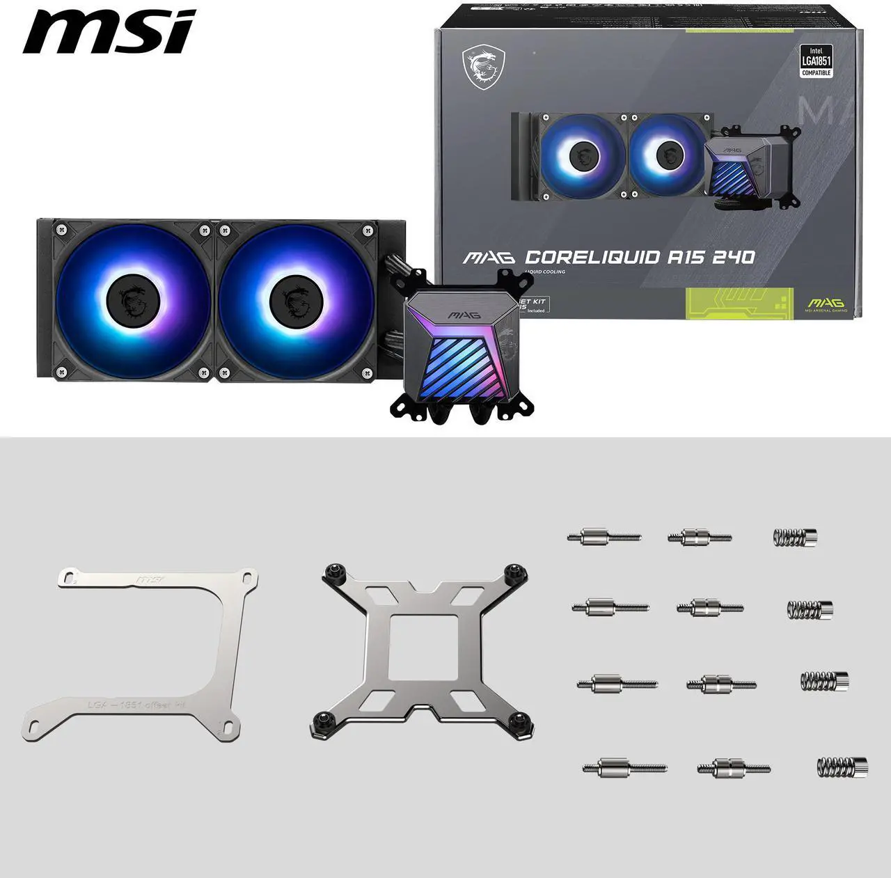 Imagen del MSI CORELIQUID A15 240mm ARGB