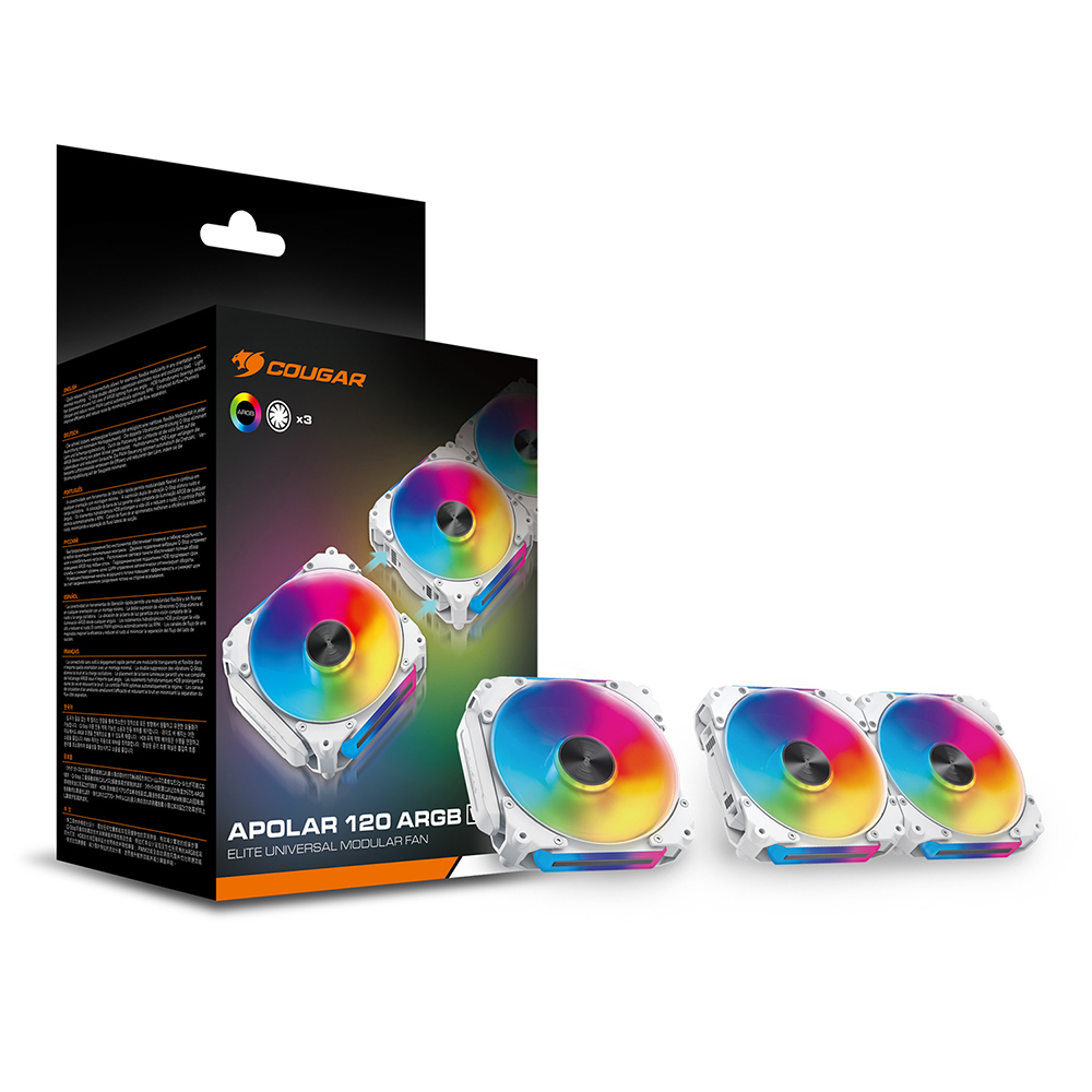 COUGAR Apolar, Color 120mm ARGB [3x]