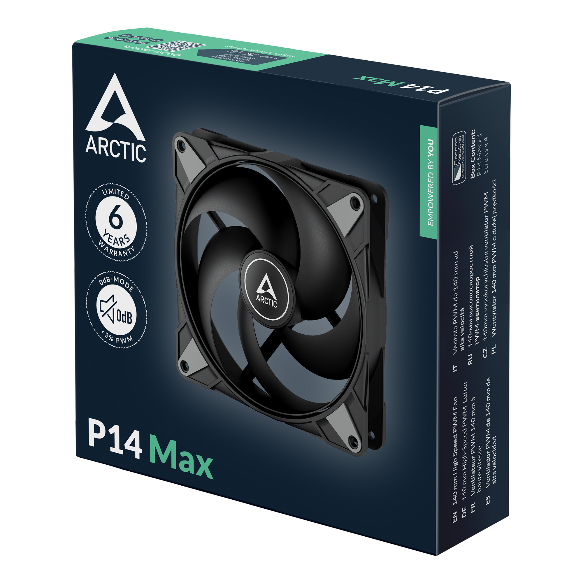 ARCTIC P14 Max 95Cfm, 140mm