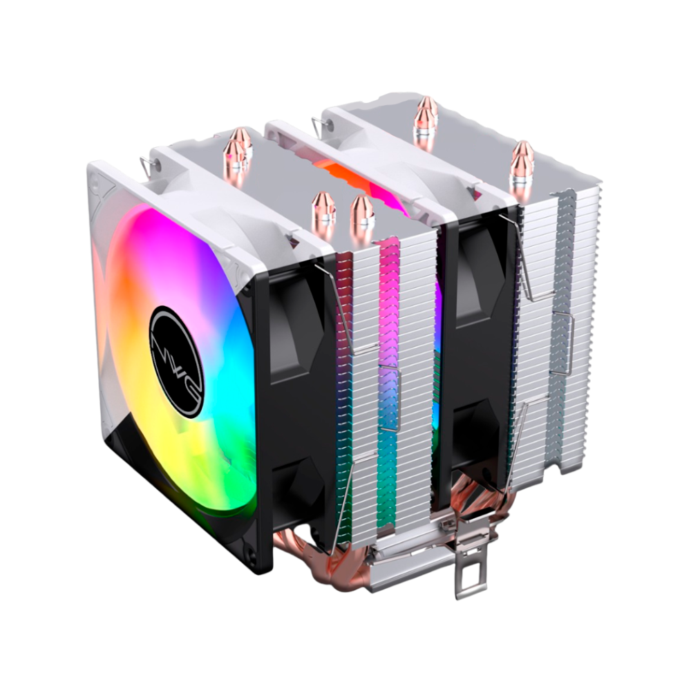 Imagen del NEWGEN TWIN VORTEX WHITE (ARGB) [NWGTWIVORW]