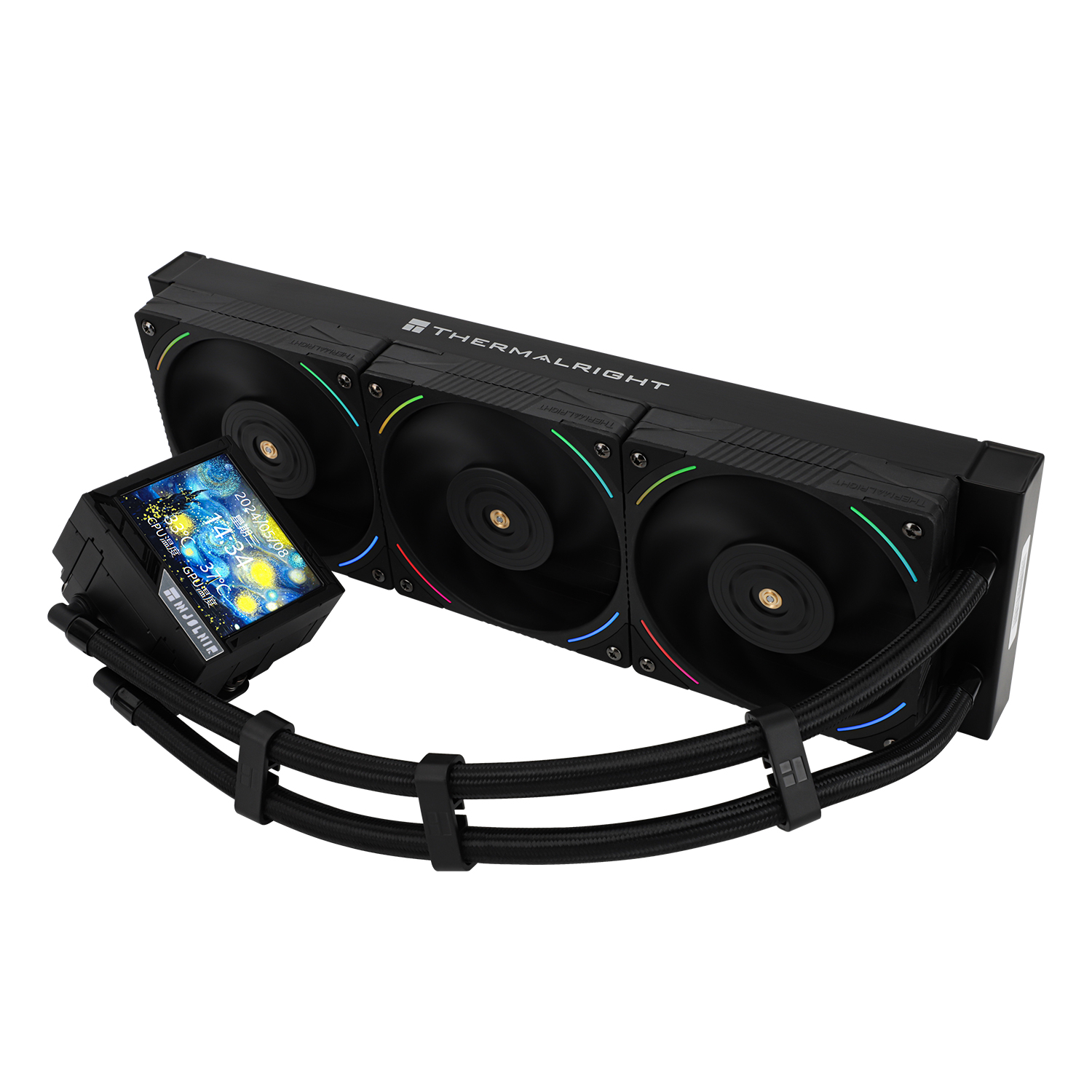 Imagen del THERMALRIGHT LÍQUIDA  MJOLNIR VISION 360 BLACK ARGB [MV360B]