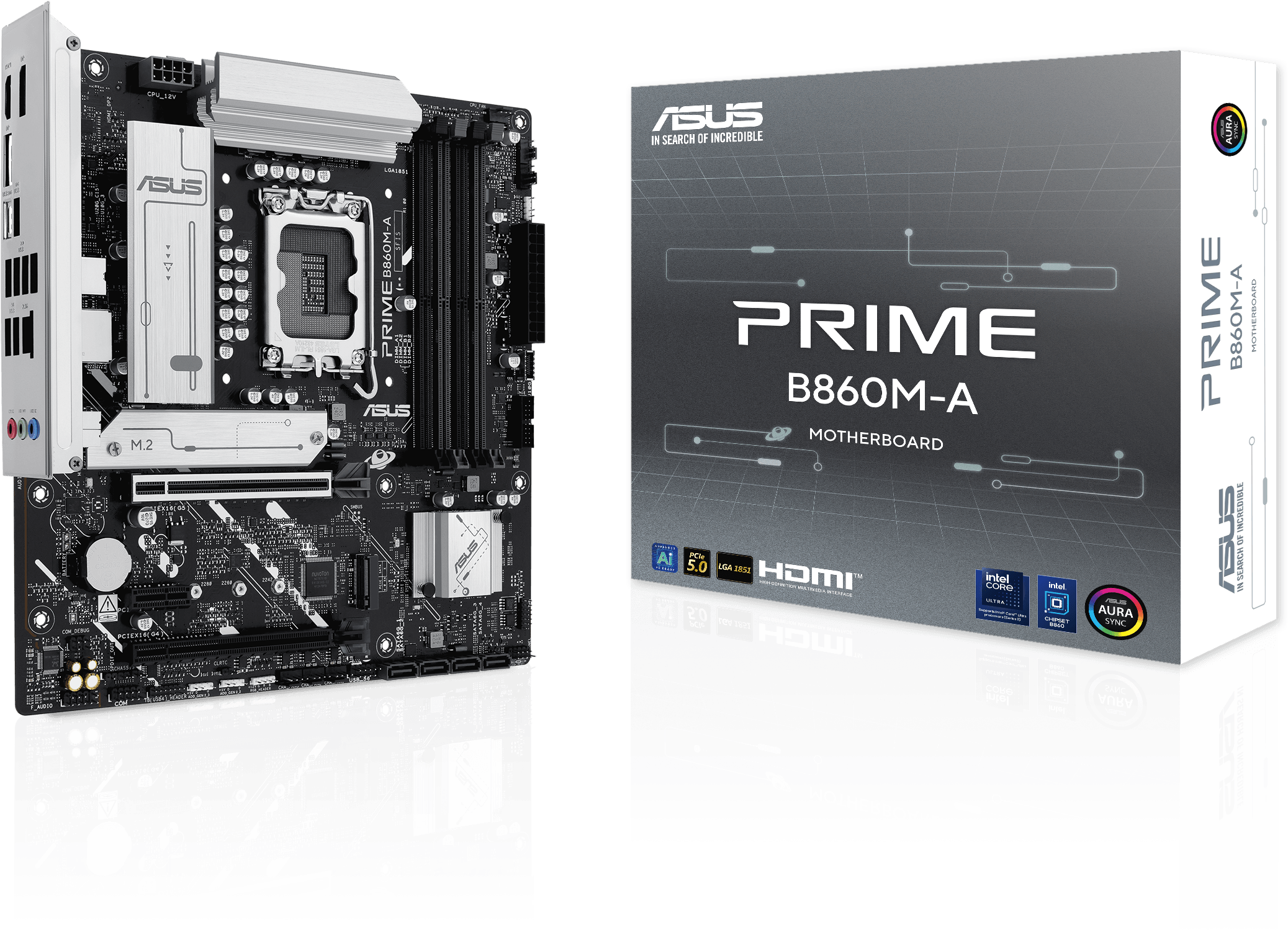 Imagen del Asus PRIME B860M-A LGA1851 B860