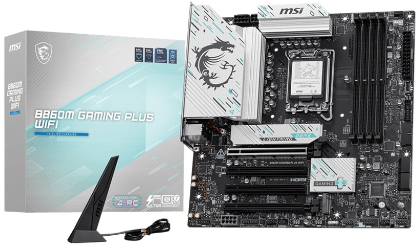 Imagen del MSI B860M GAMING PLUS WIFI LGA1851 B860