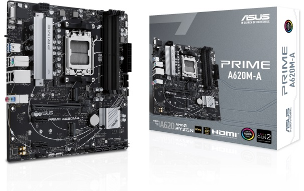 Imagen del Asus A620M-A Prime AM5 A620