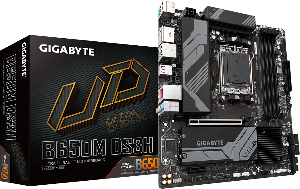 Imagen del Gigabyte B650M DS3H AM5 B650