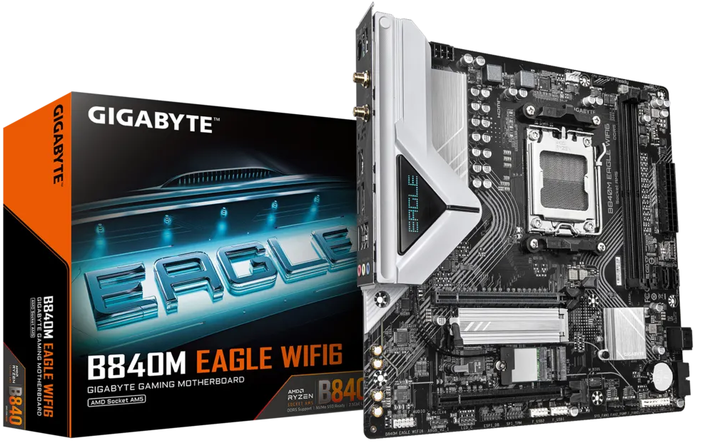Imagen del Gigabyte B840M EAGLE WIFI6 AM5 B840