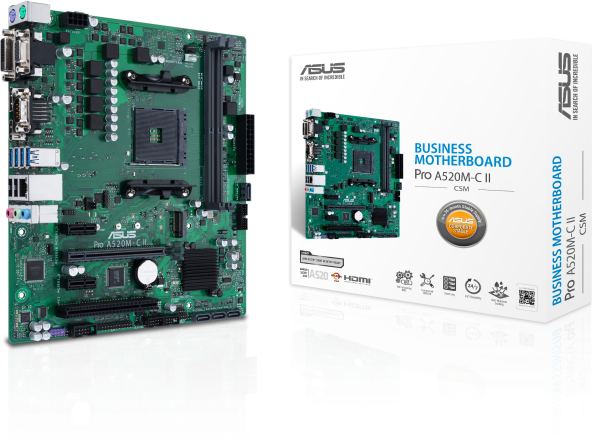 Imagen del Asus M/B ASUS PRO A520M-C II/CSM AM4 A520