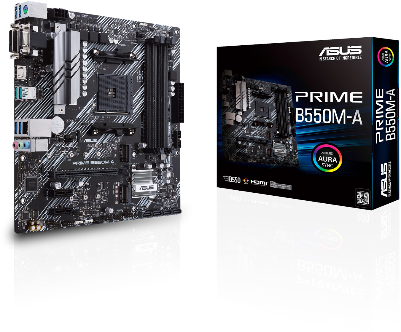 Imagen del Asus M/B ASUS PRIME B550M-A AC AM4 B550
