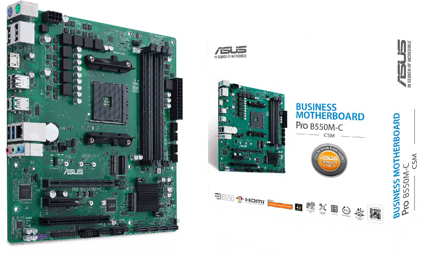 Imagen del Asus M/B ASUS PRO B550M-C/CSM AM4 B550