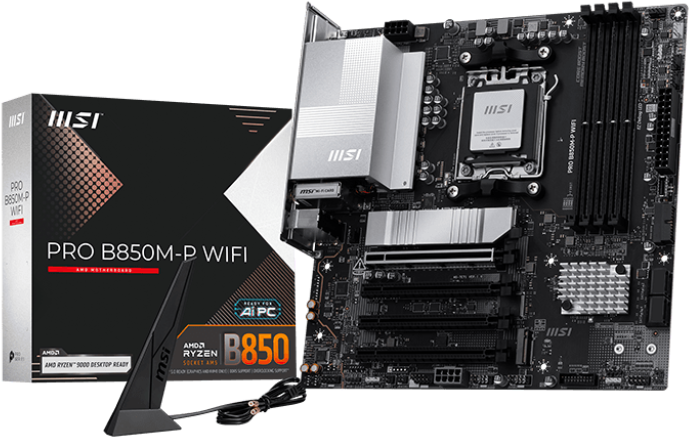 Imagen del MSI M/B MSI PRO B850M-P WIFI AM5 B850