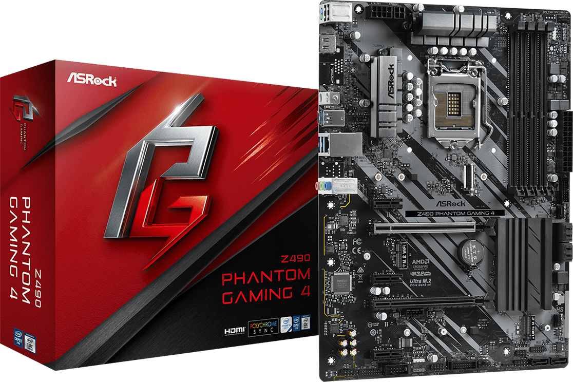 Imagen del Asrock M/B ASROCK Z490 PHANTOM GAMING 4 LGA1200 Z490