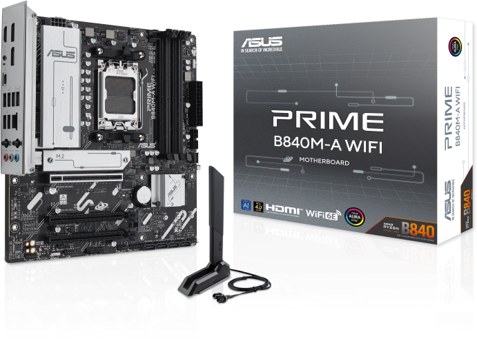 Imagen del Asus M/B ASUS PRIME B840M-A WIFI AM5 B840