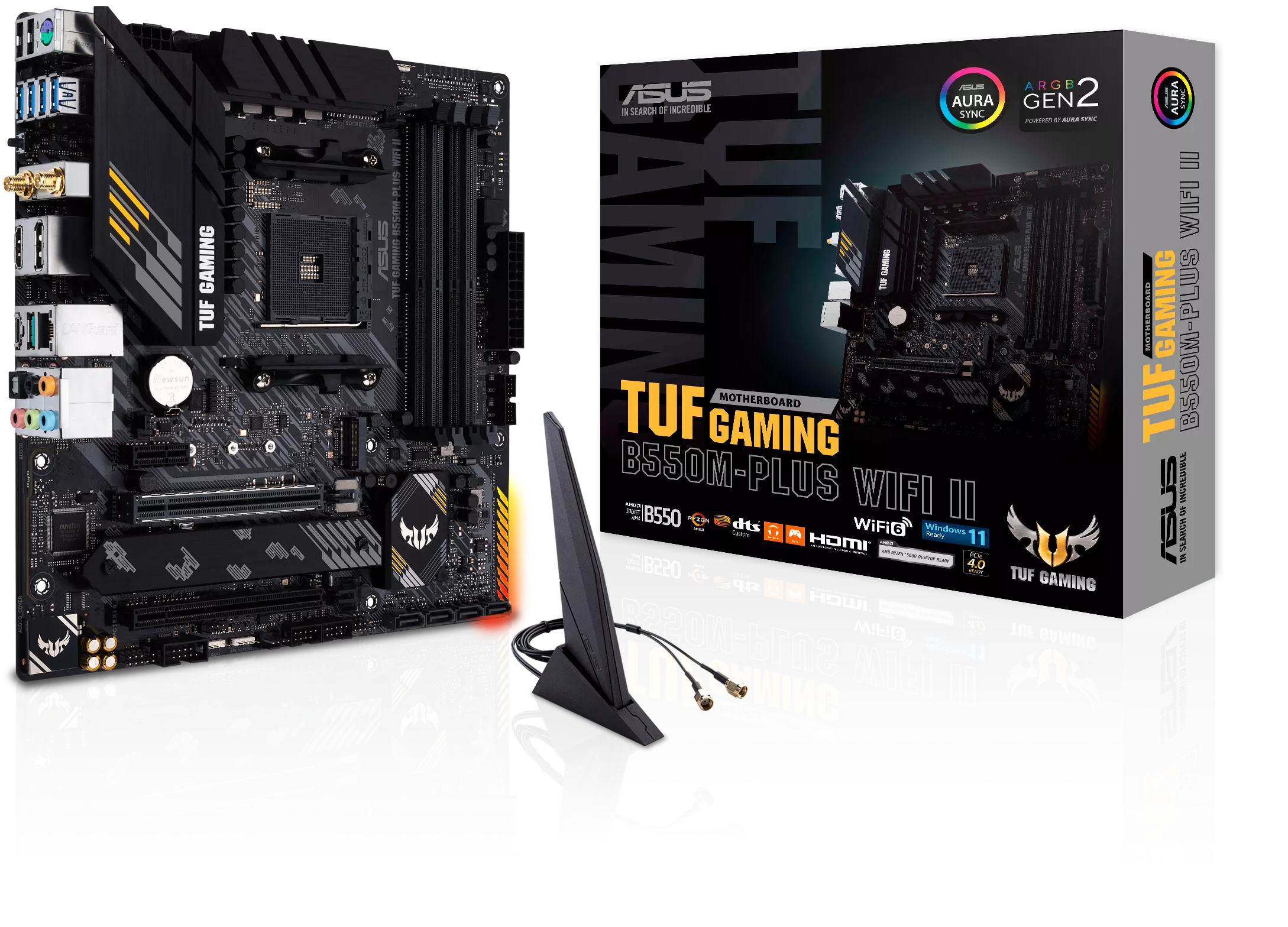 Imagen del Asus M/B ASUS TUF GAMING B550M-PLUS WIFI II AM4 B550
