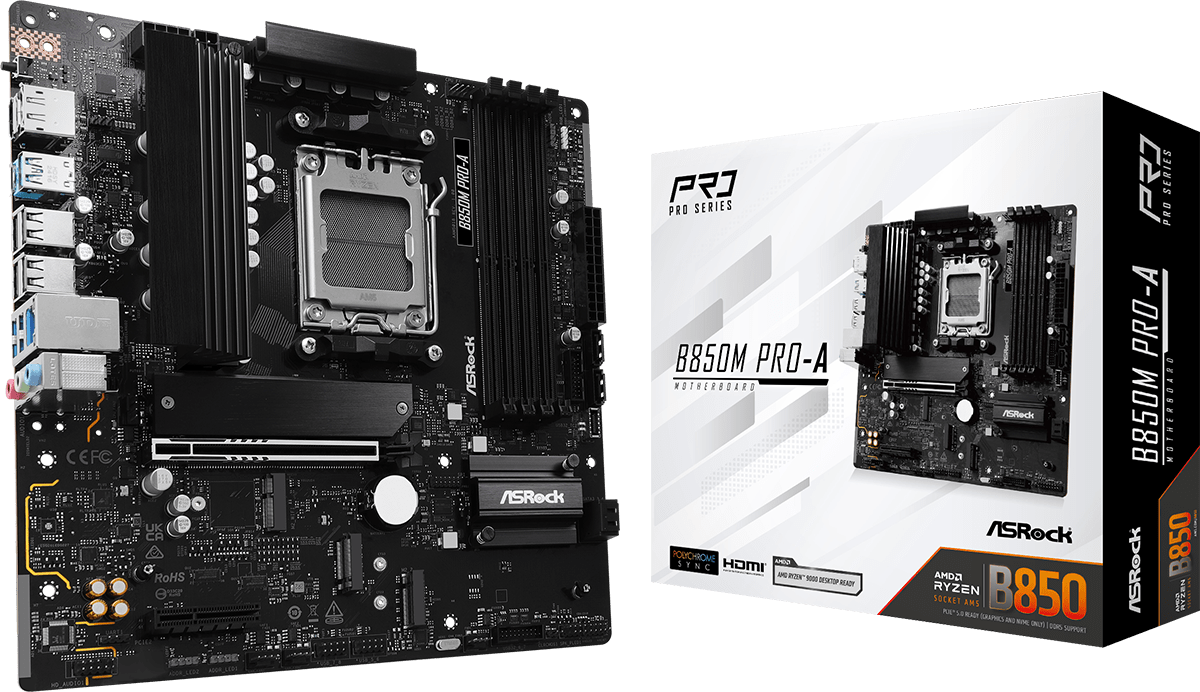 Imagen del Asrock M/B ASROCK B850 PRO-A AM5 B850