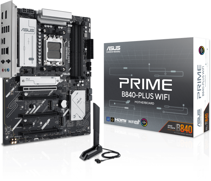 Imagen del Asus M/B ASUS PRIME B840-PLUS WIFI AM5 B840