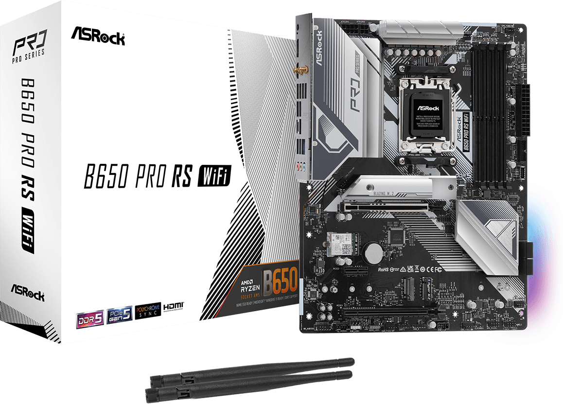 Imagen del Asrock M/B ASROCK B650 PRO RS WIFI AM5 B650