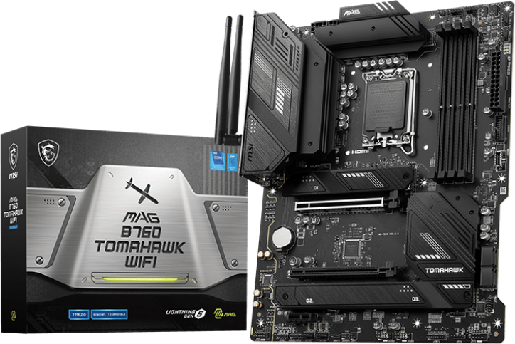 Imagen del MSI M/B MSI MAG B760 TOMAHAWK WIFI LGA1700 B760