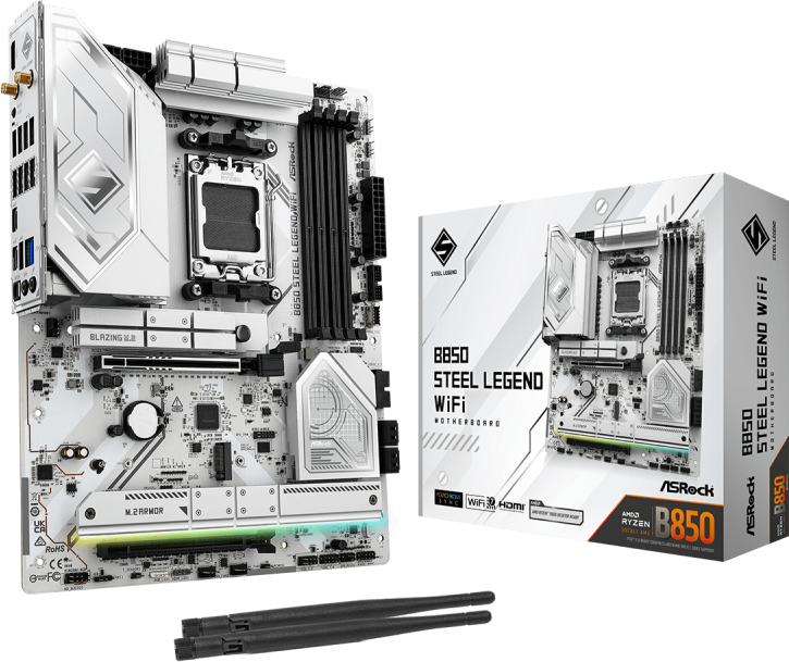 Imagen del Asrock M/B ASROCK B850 STEEL LEGEND WIFI AM5 B850