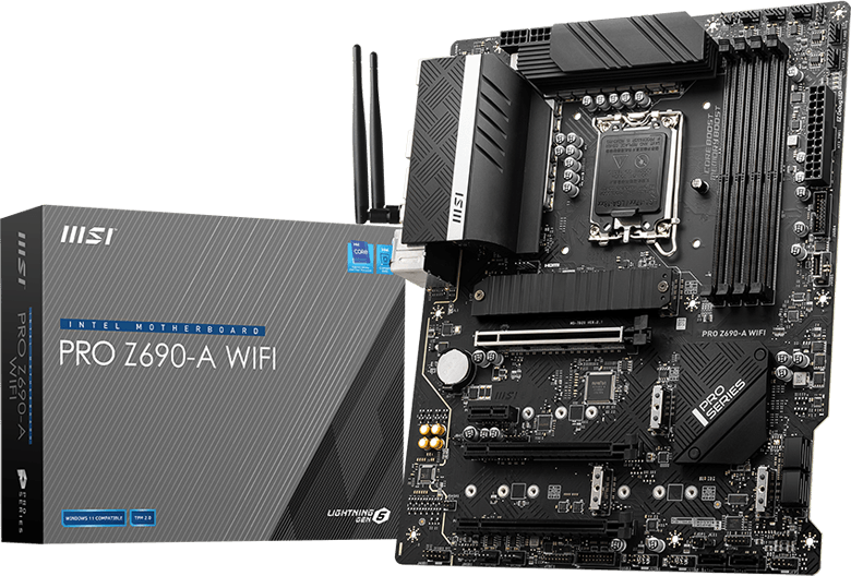 Imagen del MSI M/B MSI PRO Z690-A WIFI LGA1700 Z690