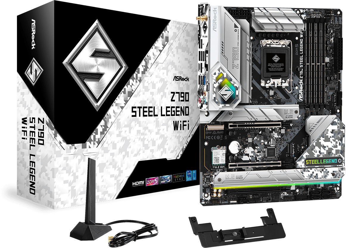 Imagen del Asrock M/B ASROCK Z790 STEEL LEGEND WIFI LGA1700 Z790
