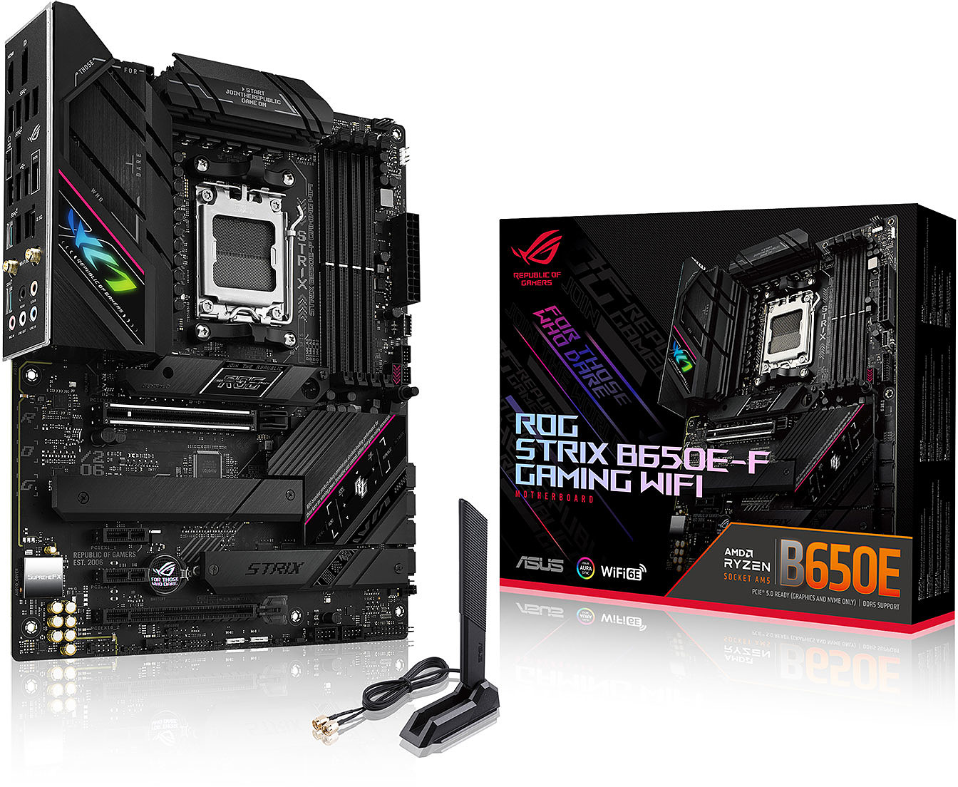 Imagen del Asus M/B ASUS ROG STRIX B650E-F GAMING WIFI AM5 B650E